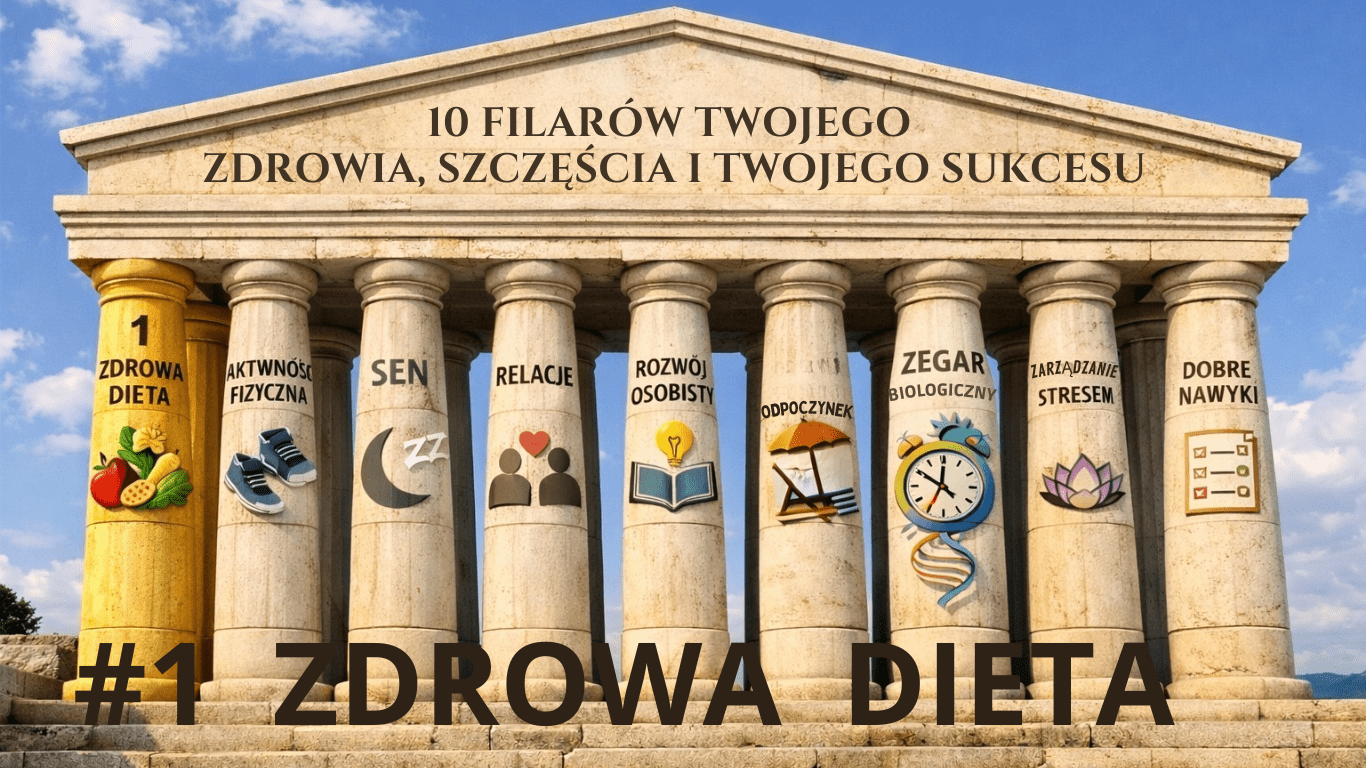 Partenon, którego filary symbolizują podstawy naszego zdrowia.